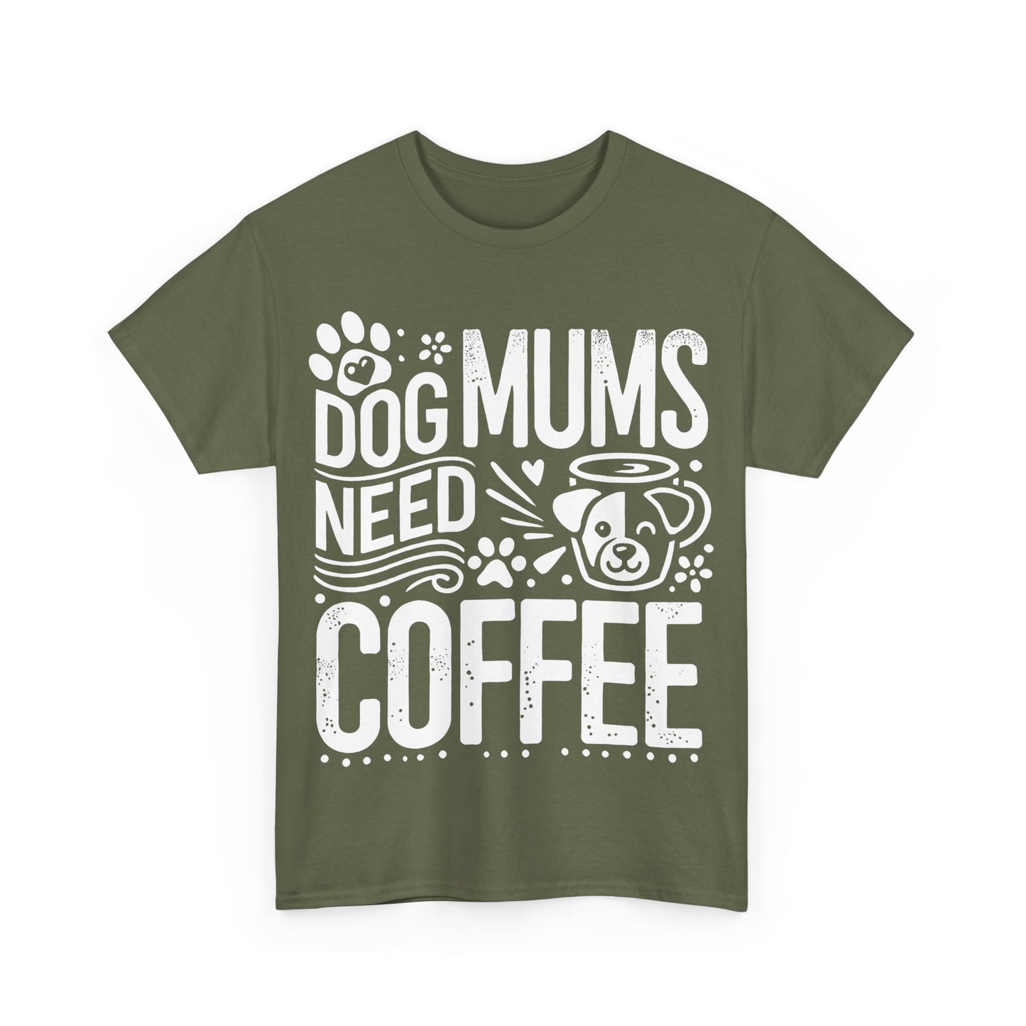 Dog Mums Need Coffee Unisex T-Shirt