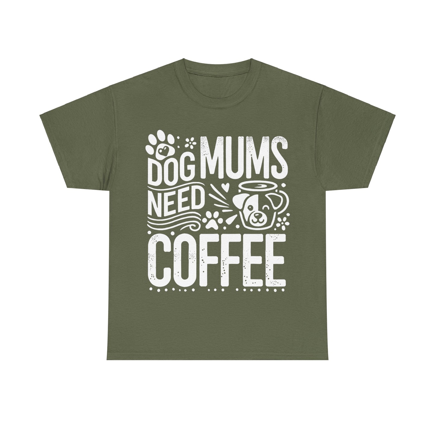 Dog Mums Need Coffee Unisex T-Shirt