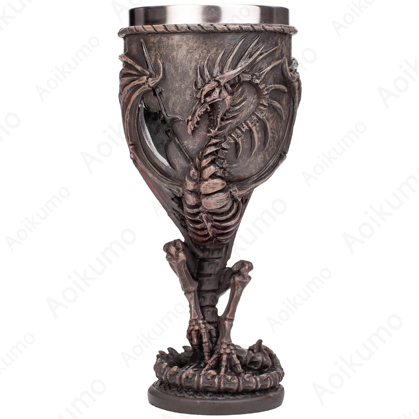 Embrace the Dark Elegance: The 3D Gothic Wine Goblet