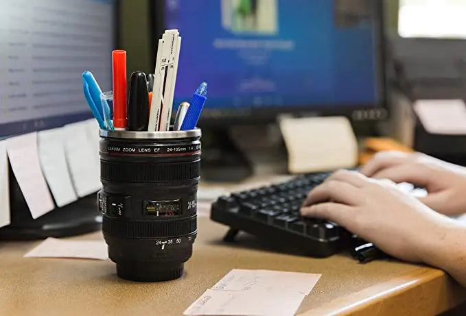 Capture the perfect coffee! – The Hilariously Realistic Camera Lens Travel Mug!