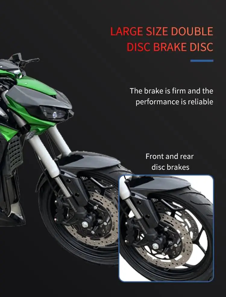 Silent Thunder – 10000W Electric Racing Motorcycle with 72V 100Ah Lithium Power