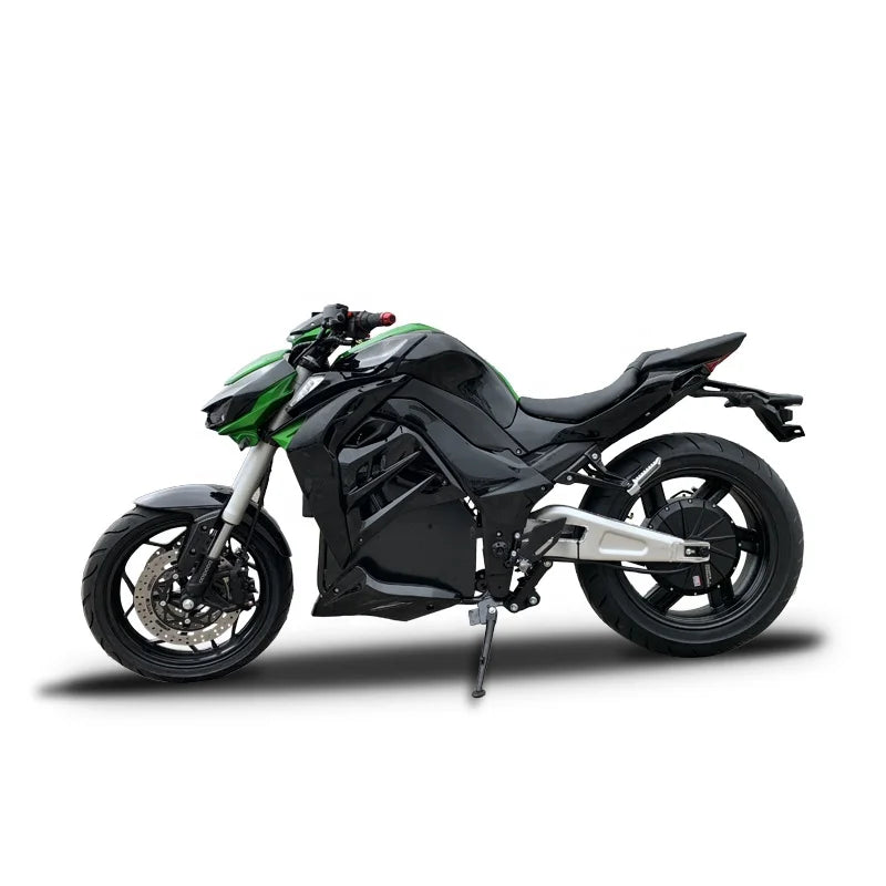 Silent Thunder – 10000W Electric Racing Motorcycle with 72V 100Ah Lithium Power