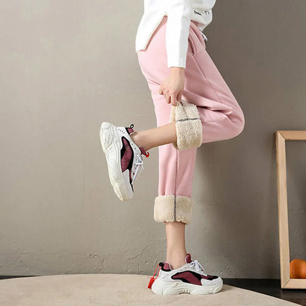 Cosy Confidence – Thick Winter Leggings with Plush Fleece Warmth and Effortless Everyday Style