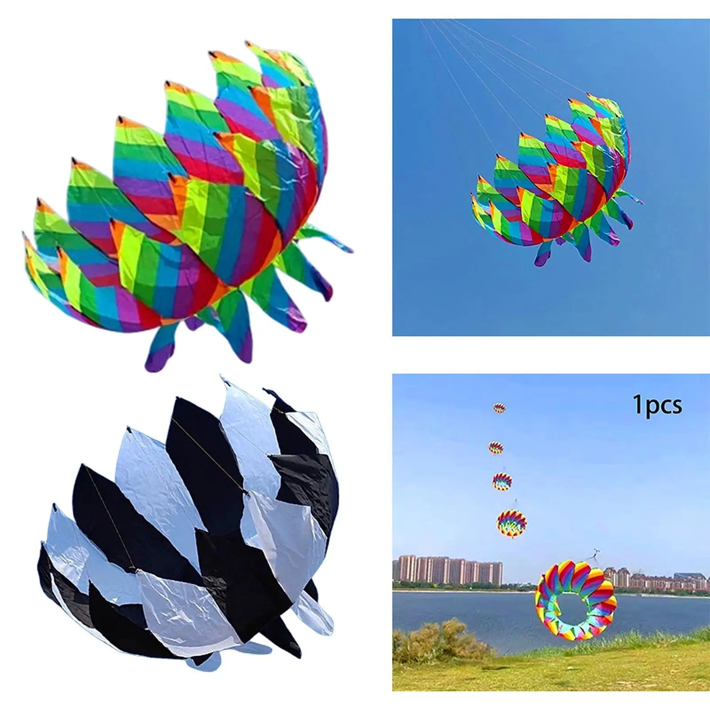 Let the Sky Bloom – Giant Lotus-Shaped Soft Kite for Spirited Play & Peaceful Wonder