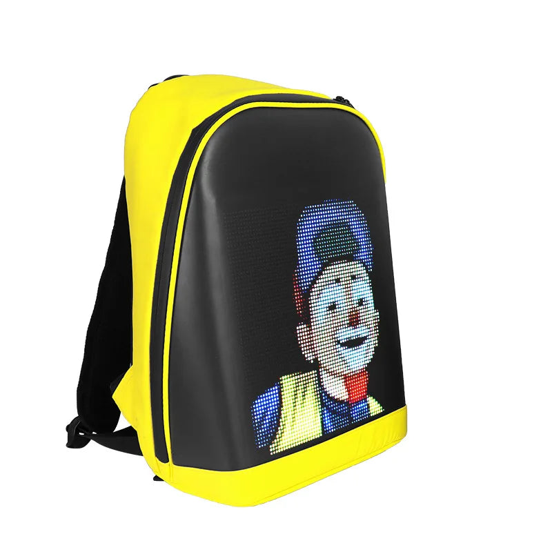 Your Message, In Motion – Smart LED Advertising Backpack with App-Controlled Display