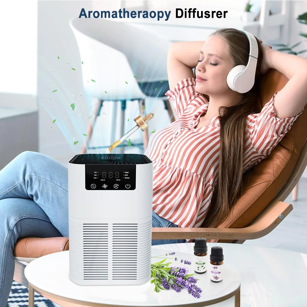 Clean Air, Quiet Mind – Ion Purifier with HEPA & Oils (Anti Smoke)