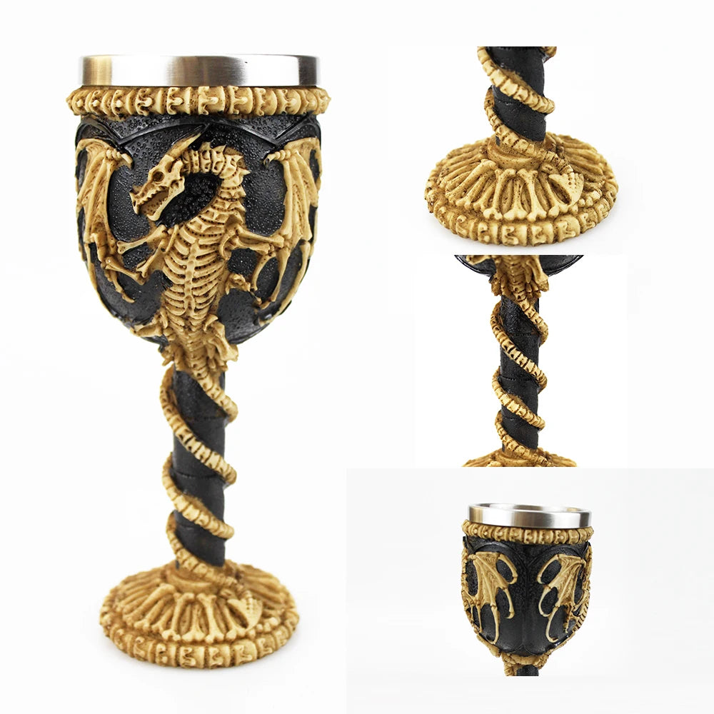 Embrace the Dark Elegance: The 3D Gothic Wine Goblet