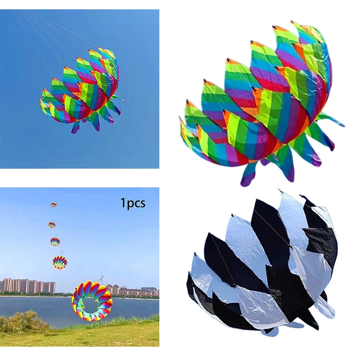 Let the Sky Bloom – Giant Lotus-Shaped Soft Kite for Spirited Play & Peaceful Wonder