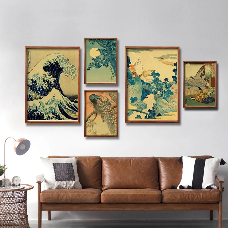 Echoes of Old Japan — Vintage Mount Fuji & Great Wave Art Prints