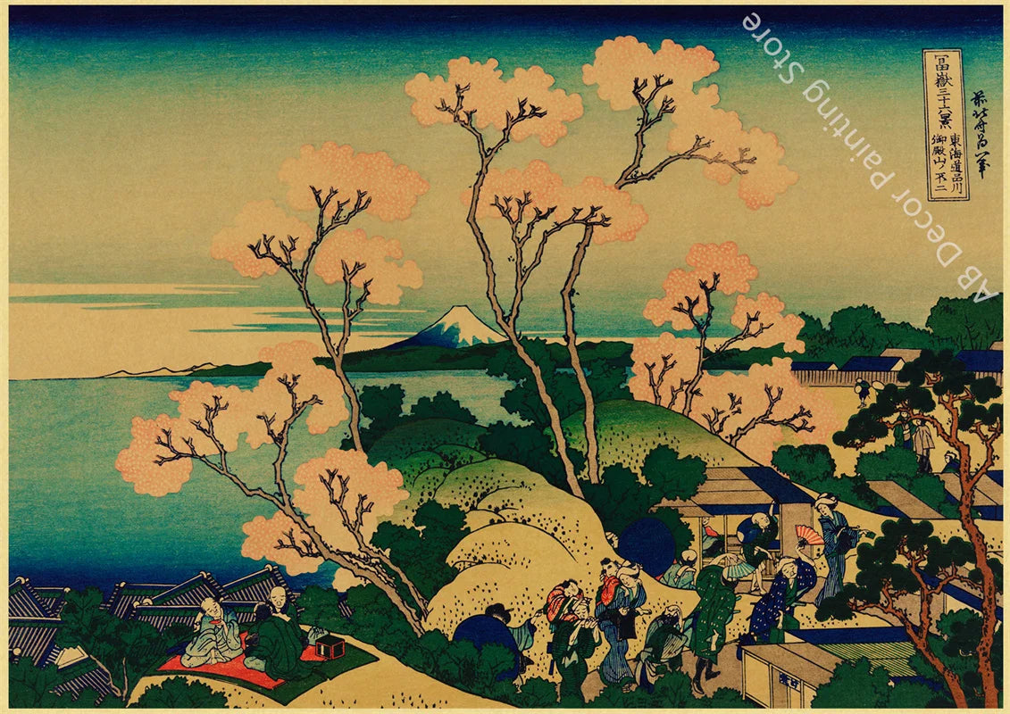 Echoes of Old Japan — Vintage Mount Fuji & Great Wave Art Prints
