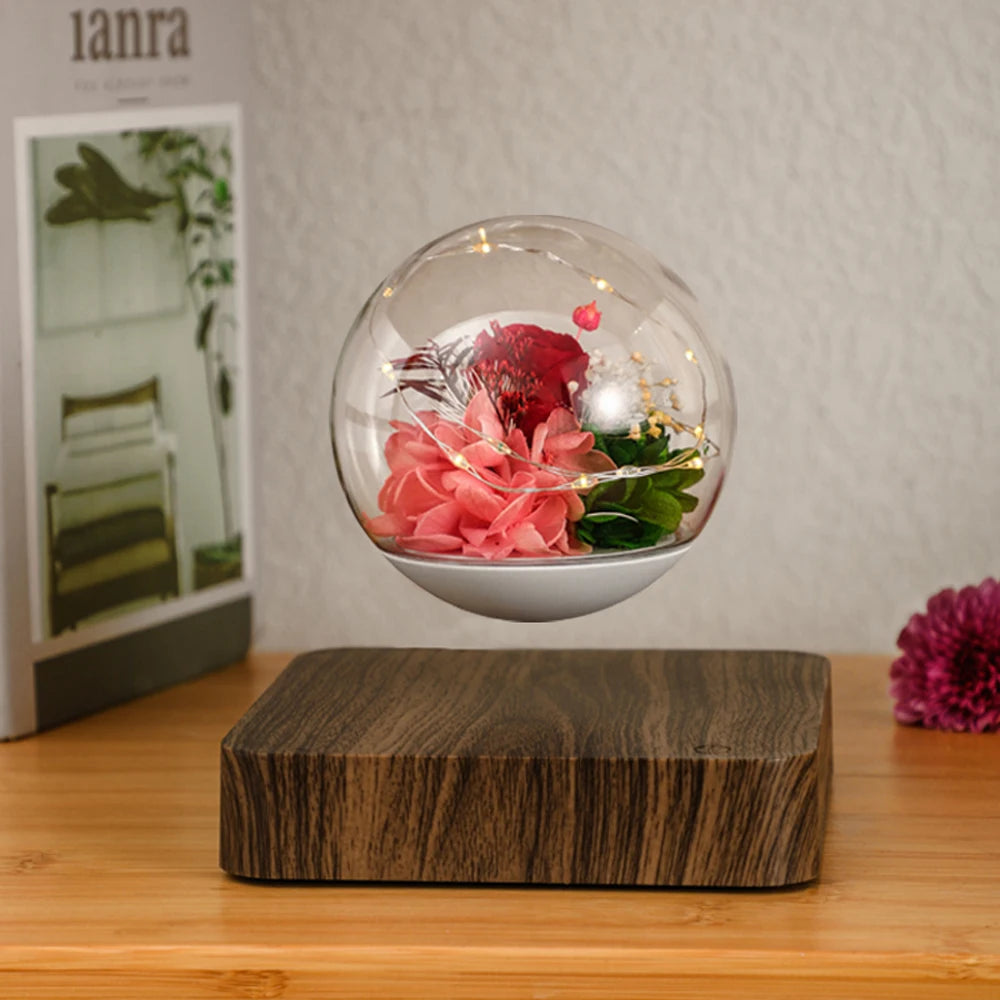 Grow in Mid-Air – Magnetic Levitating Flower Pot That Turns Plants into Floating Art