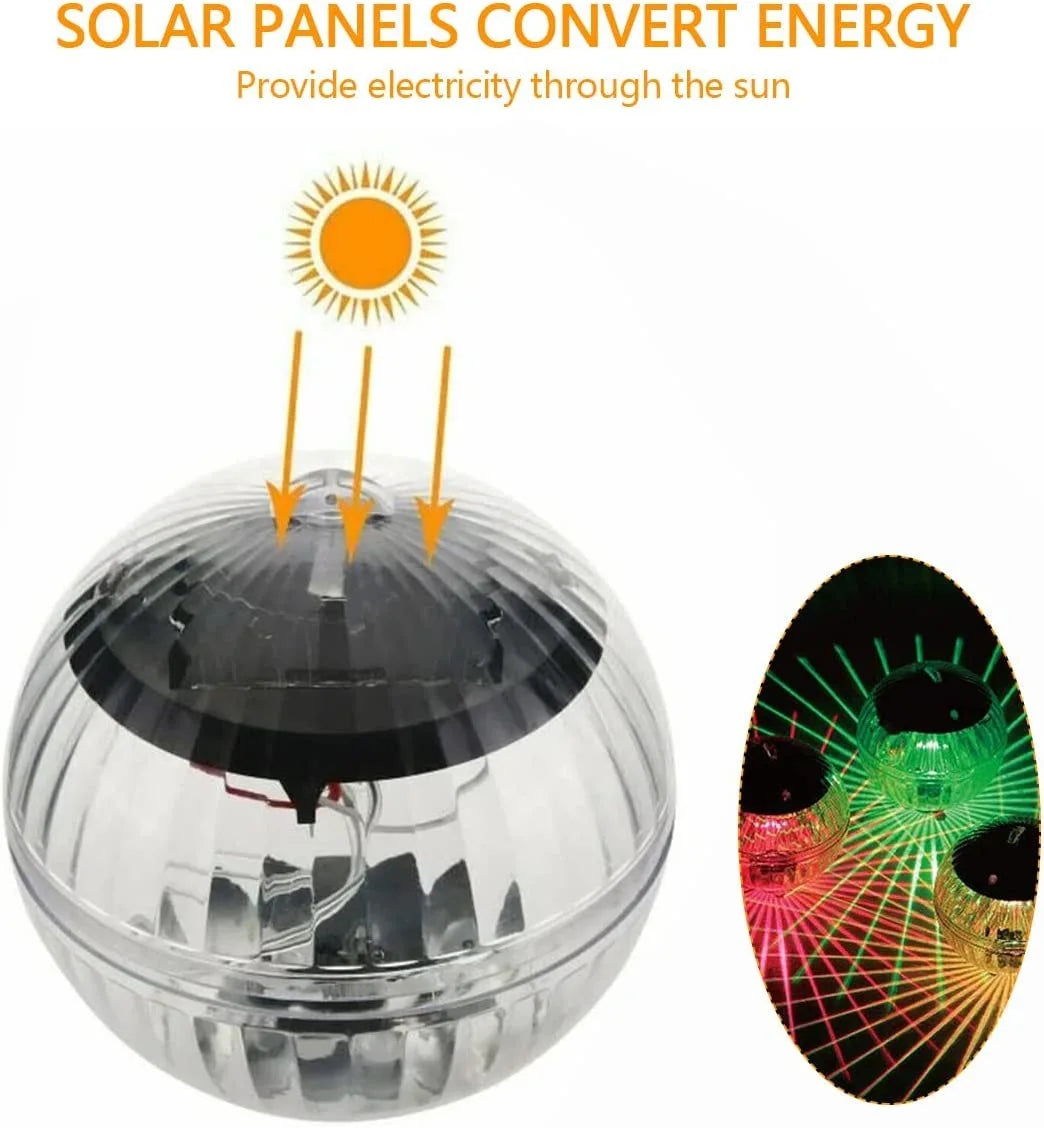 Solar Floating Pool Lights – Colour That Follows the Water