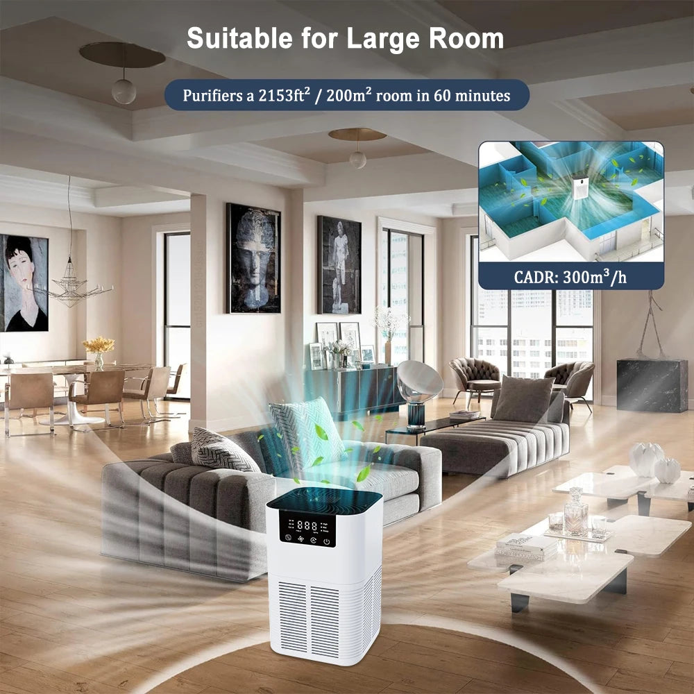 Clean Air, Quiet Mind – Ion Purifier with HEPA & Oils (Anti Smoke)
