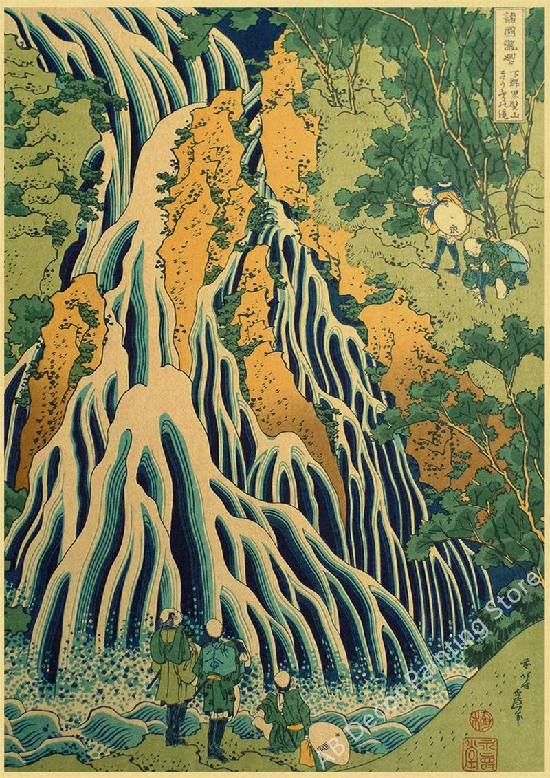 Echoes of Old Japan — Vintage Mount Fuji & Great Wave Art Prints
