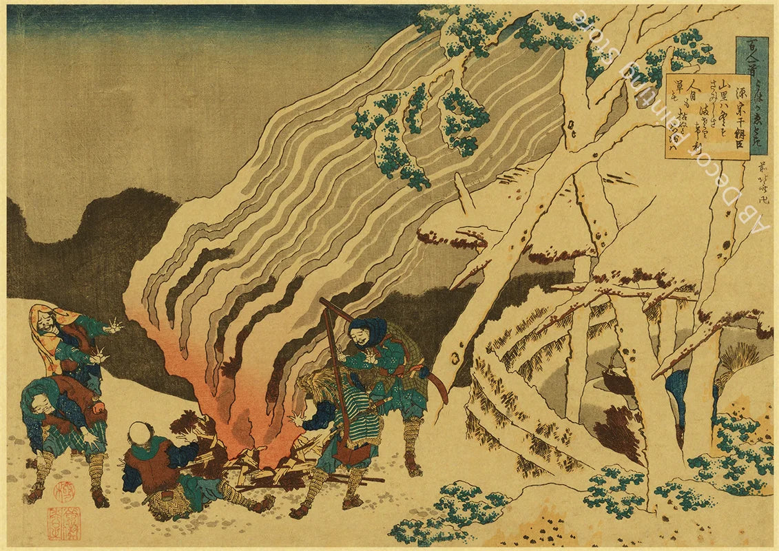 Echoes of Old Japan — Vintage Mount Fuji & Great Wave Art Prints