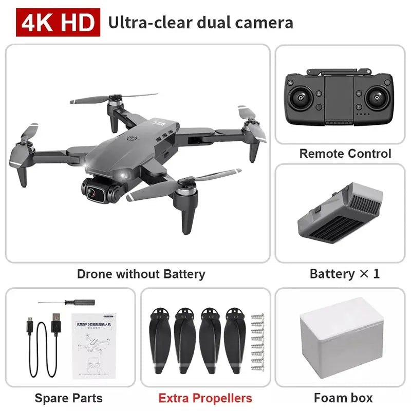 Master the Sky – L900 Pro 4K GPS Drone with Dual Cameras, 5G Real-Time View & 1.2KM Freedom to Roam