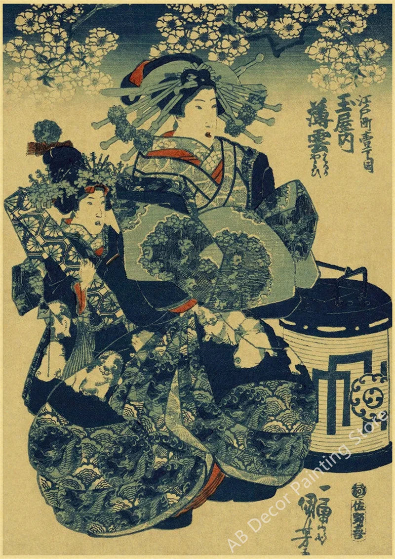 Echoes of Old Japan — Vintage Mount Fuji & Great Wave Art Prints