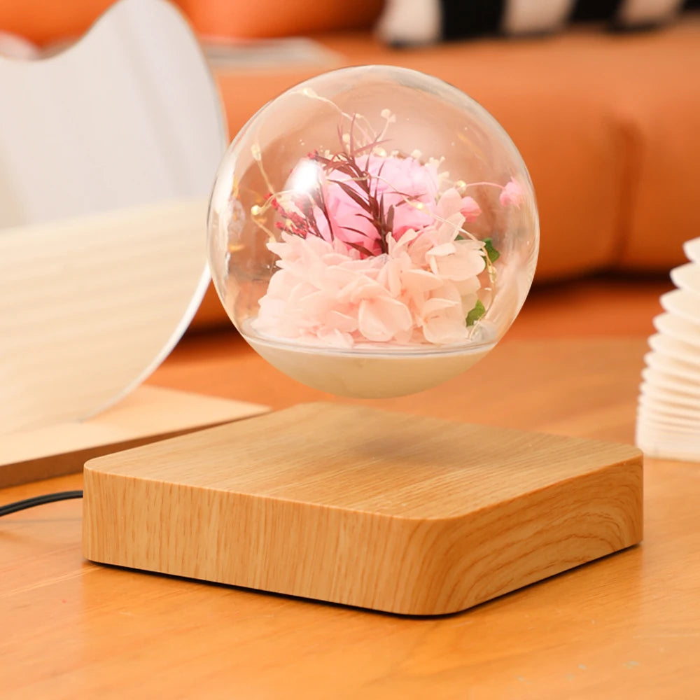Grow in Mid-Air – Magnetic Levitating Flower Pot That Turns Plants into Floating Art