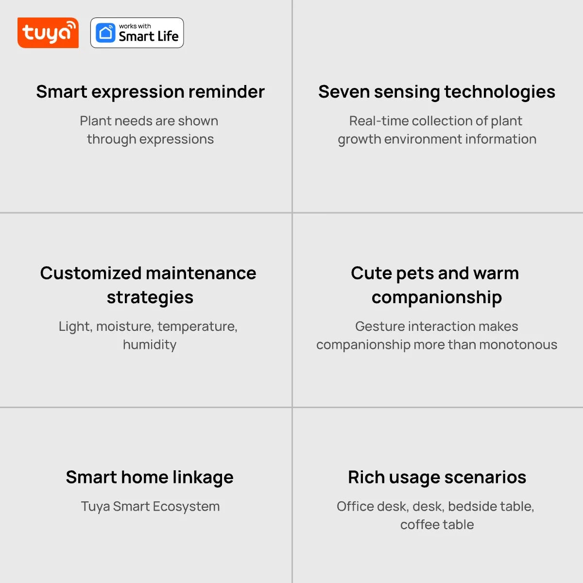 Grow with a Smile – Tuya Ivy Smart Planter with 49 Emotions & AI That Brings Your Plant to Life