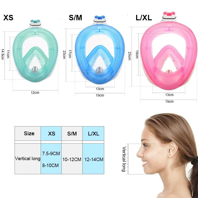 Full Face Snorkel Mask – Breathe Easy, Dive Freely