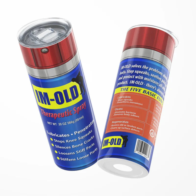 Sip Like a Pro – The Hilariously Realistic WD-40 Inspired Stainless Steel Tumbler!