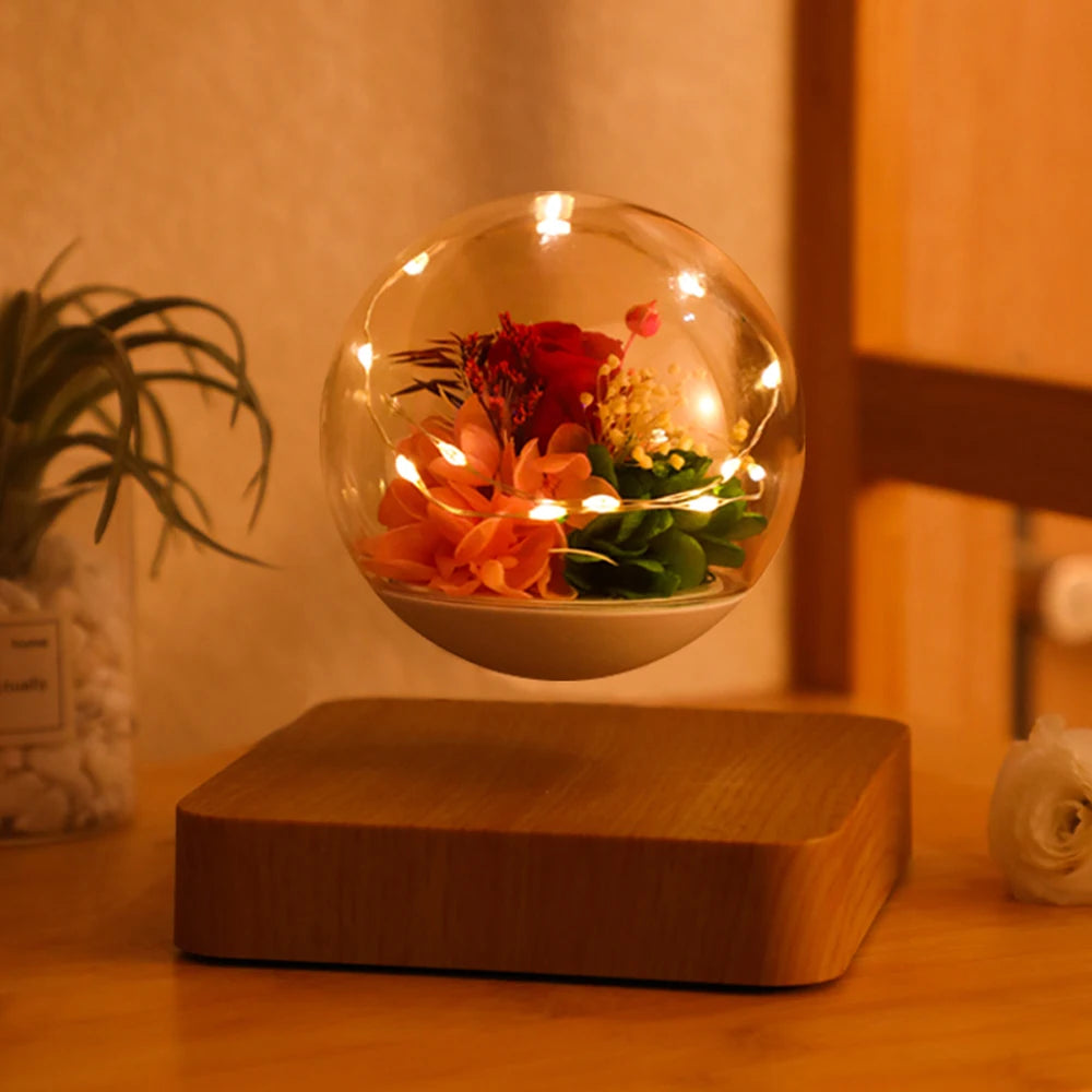 Grow in Mid-Air – Magnetic Levitating Flower Pot That Turns Plants into Floating Art