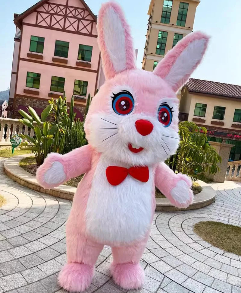 Hopping Hilarity – The Inflatable Rabbit Mascot Costume That Turns Every Step into a Spectacle