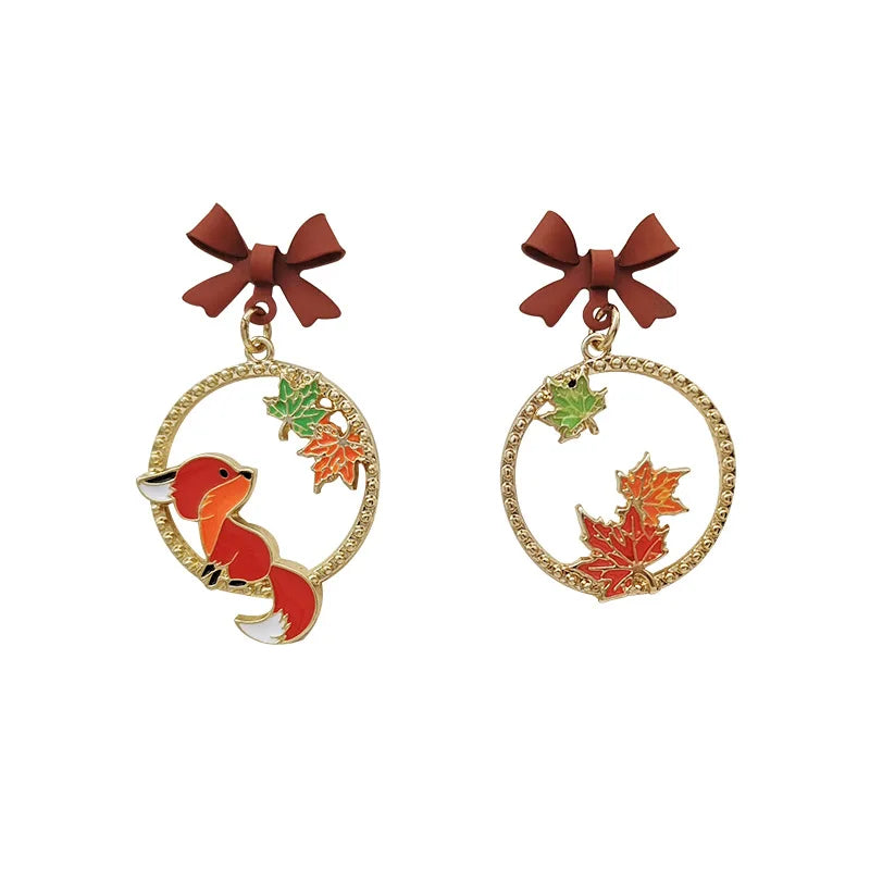 Whispers of the Night – Asymmetric Sleeping Cat & Moon Earrings That Tell a Story of Dreamy Devotion