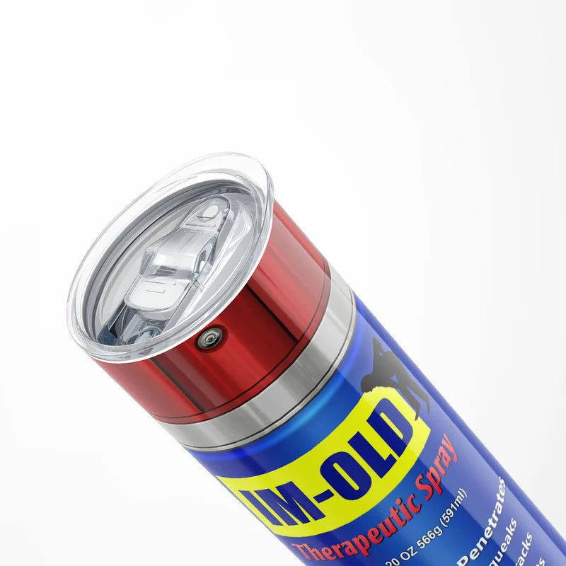 Sip Like a Pro – The Hilariously Realistic WD-40 Inspired Stainless Steel Tumbler!