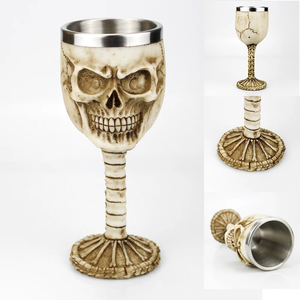 Embrace the Dark Elegance: The 3D Gothic Wine Goblet