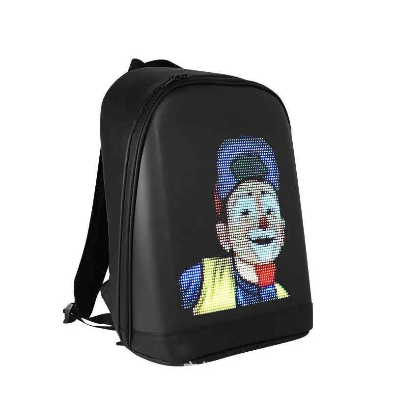 Your Message, In Motion – Smart LED Advertising Backpack with App-Controlled Display