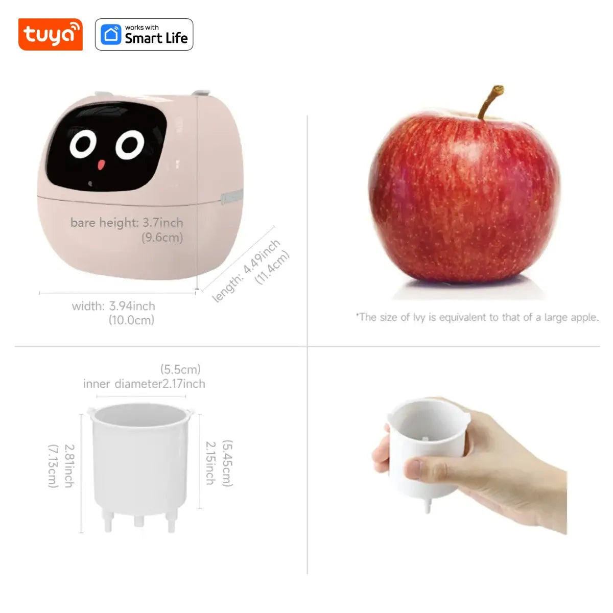 Grow with a Smile – Tuya Ivy Smart Planter with 49 Emotions & AI That Brings Your Plant to Life