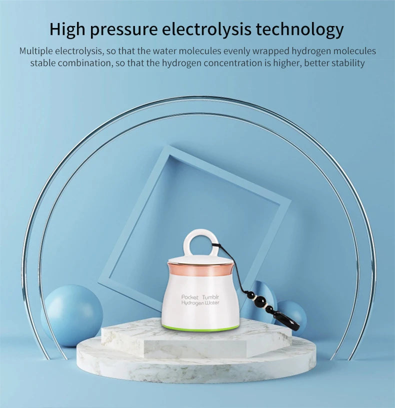 Pocket-Sized Power: YUNCHI Hydrogen-Rich Water Generator for Ultimate Hydration