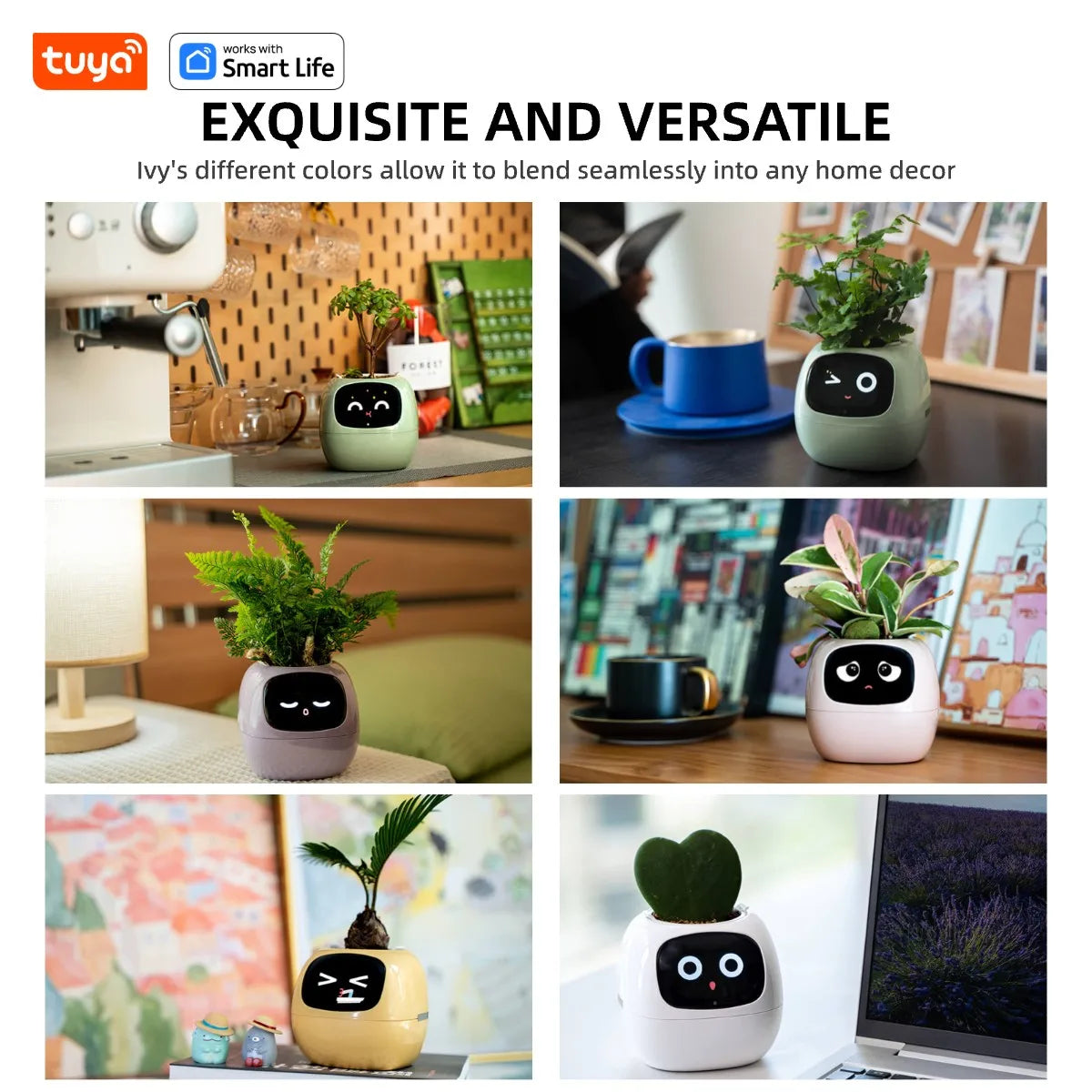 Grow with a Smile – Tuya Ivy Smart Planter with 49 Emotions & AI That Brings Your Plant to Life