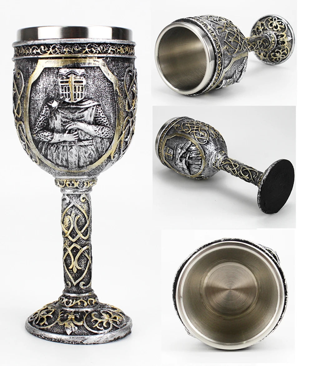 Embrace the Dark Elegance: The 3D Gothic Wine Goblet