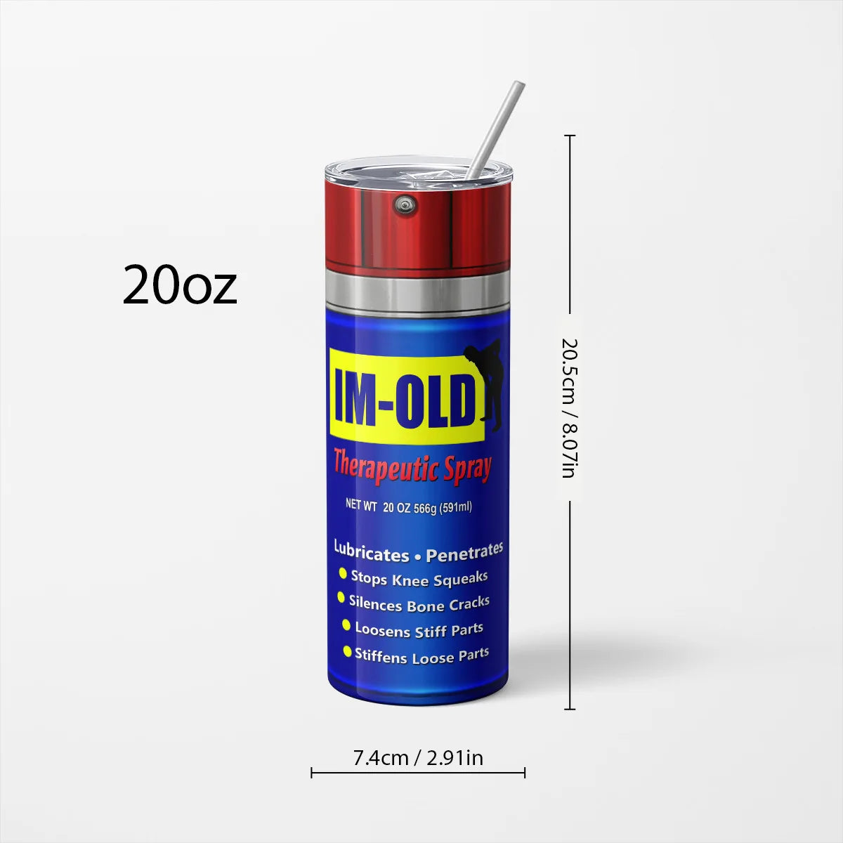 Sip Like a Pro – The Hilariously Realistic WD-40 Inspired Stainless Steel Tumbler!
