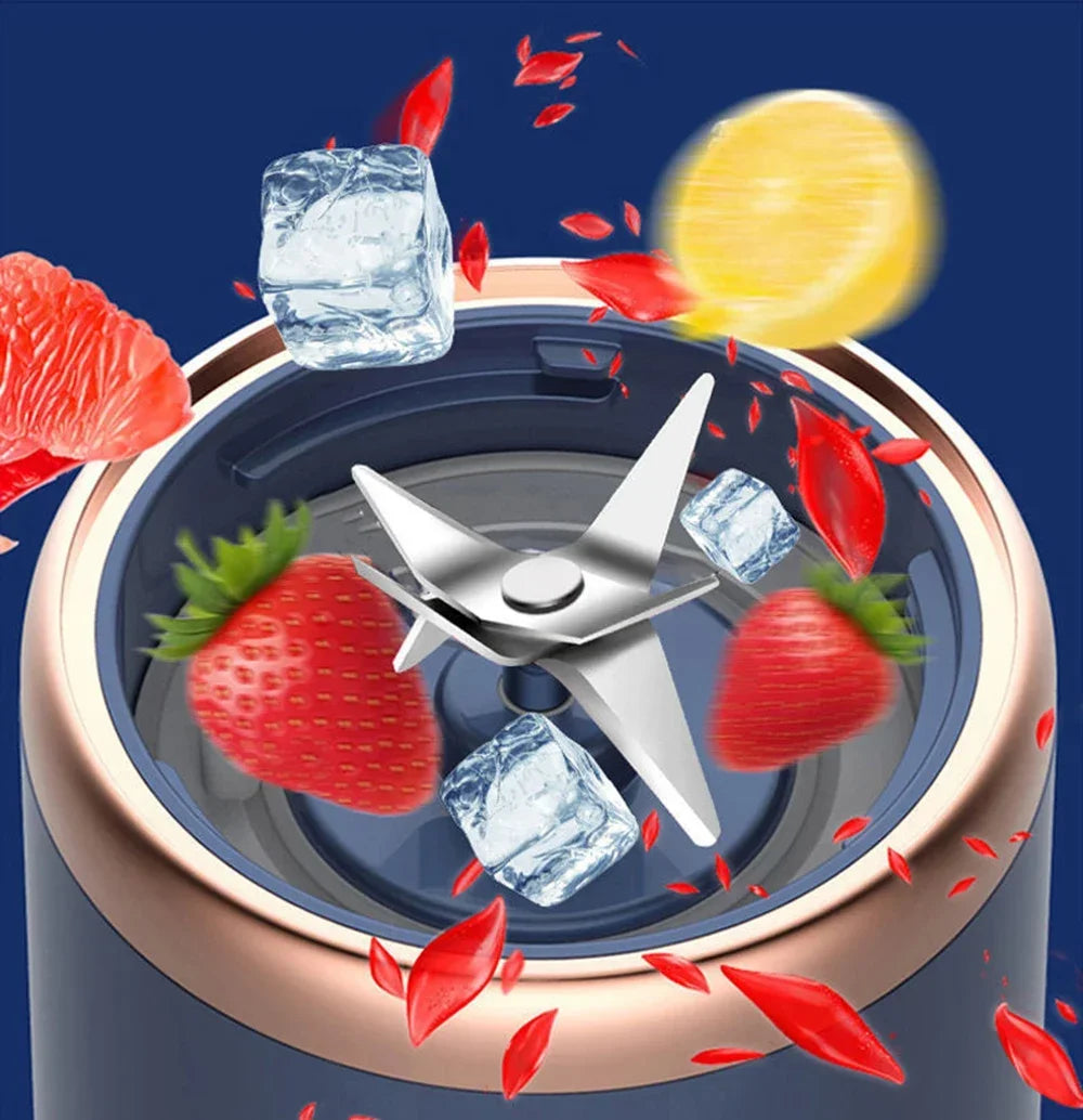 Fresh Freedom in Your Palm – Wireless Mini Smoothie Blender for Life On the Go
