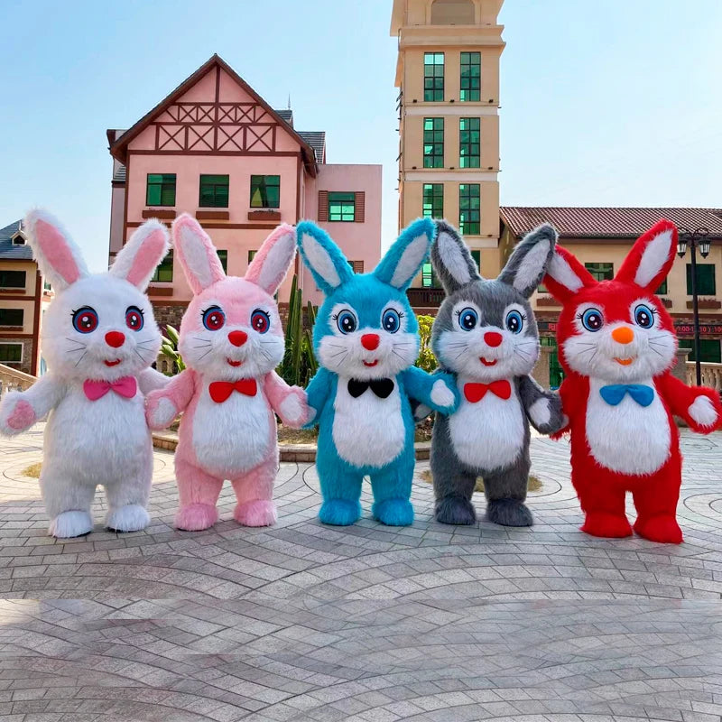 Hopping Hilarity – The Inflatable Rabbit Mascot Costume That Turns Every Step into a Spectacle