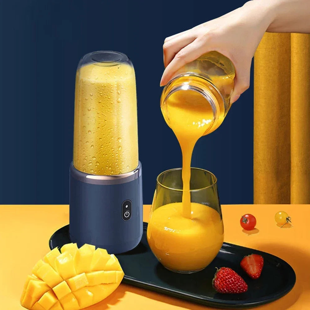 Fresh Freedom in Your Palm – Wireless Mini Smoothie Blender for Life On the Go