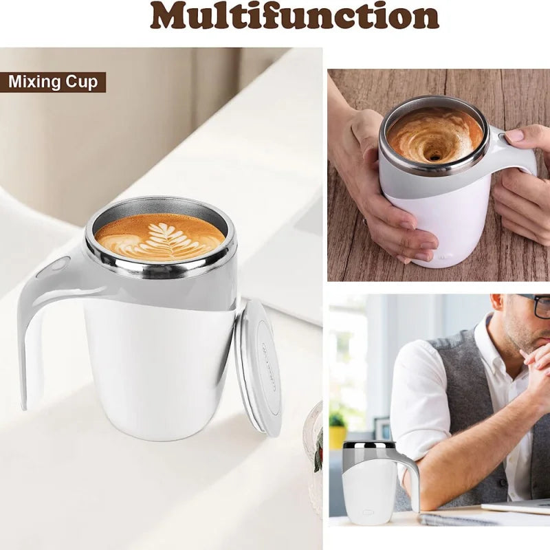 Stir Up Convenience: The USB Rechargeable Self-Stirring Magnetic Mug