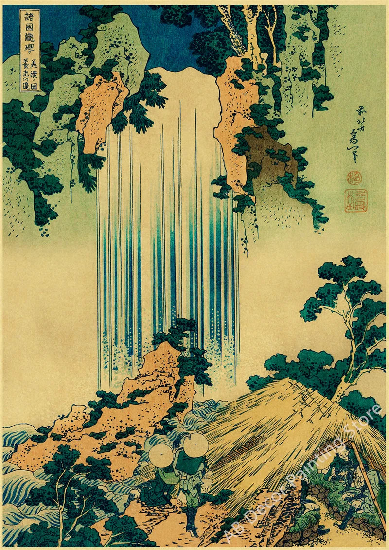 Echoes of Old Japan — Vintage Mount Fuji & Great Wave Art Prints
