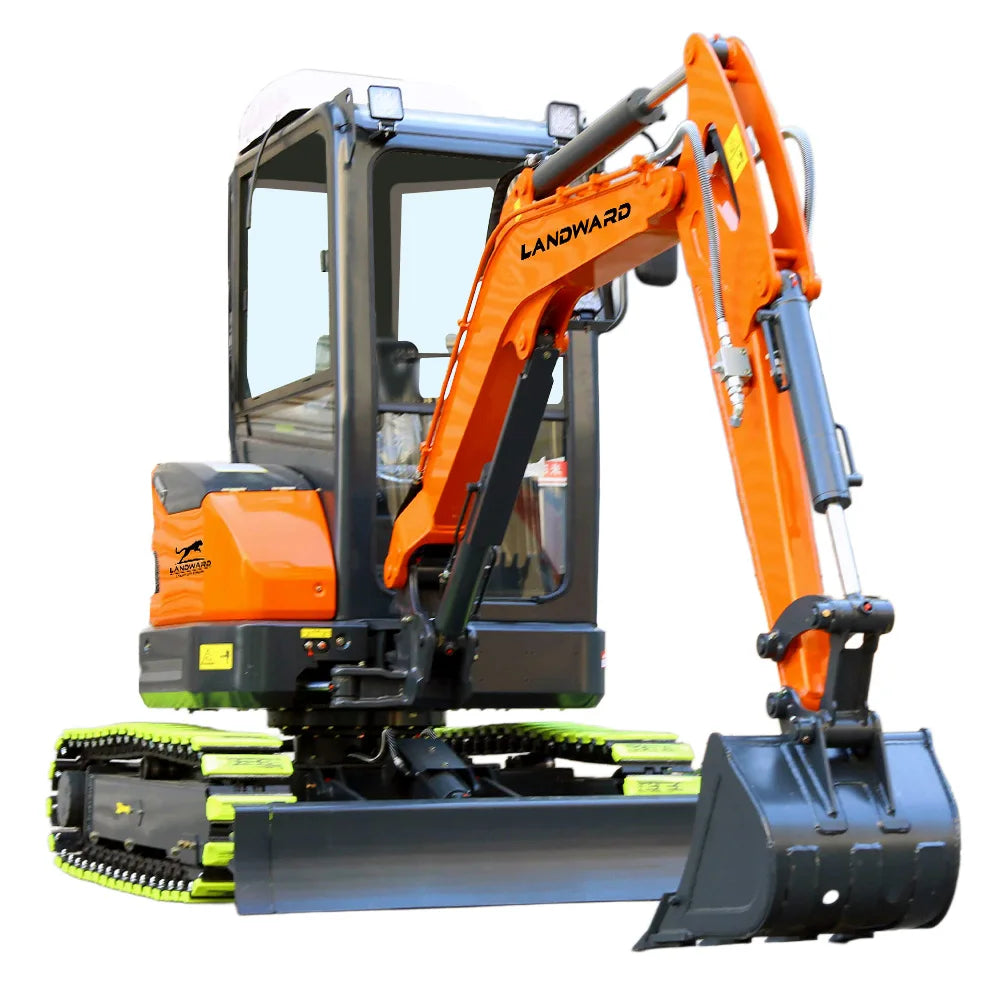 Factory Direct Sales 2.5 Ton Mini Hydraulic Excavator High Quality Digging Machine 3.5 Ton Small Crawler Digger Euro 5 Customize