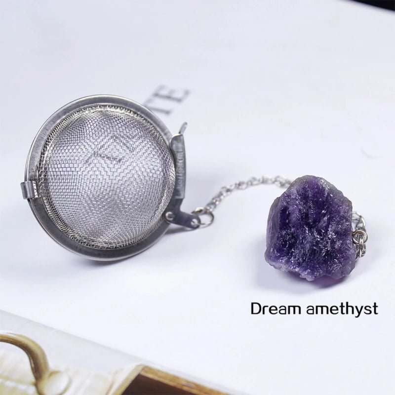 Elevate Your Tea Ritual: The Enchanting Crystal Stone Tea Infuser