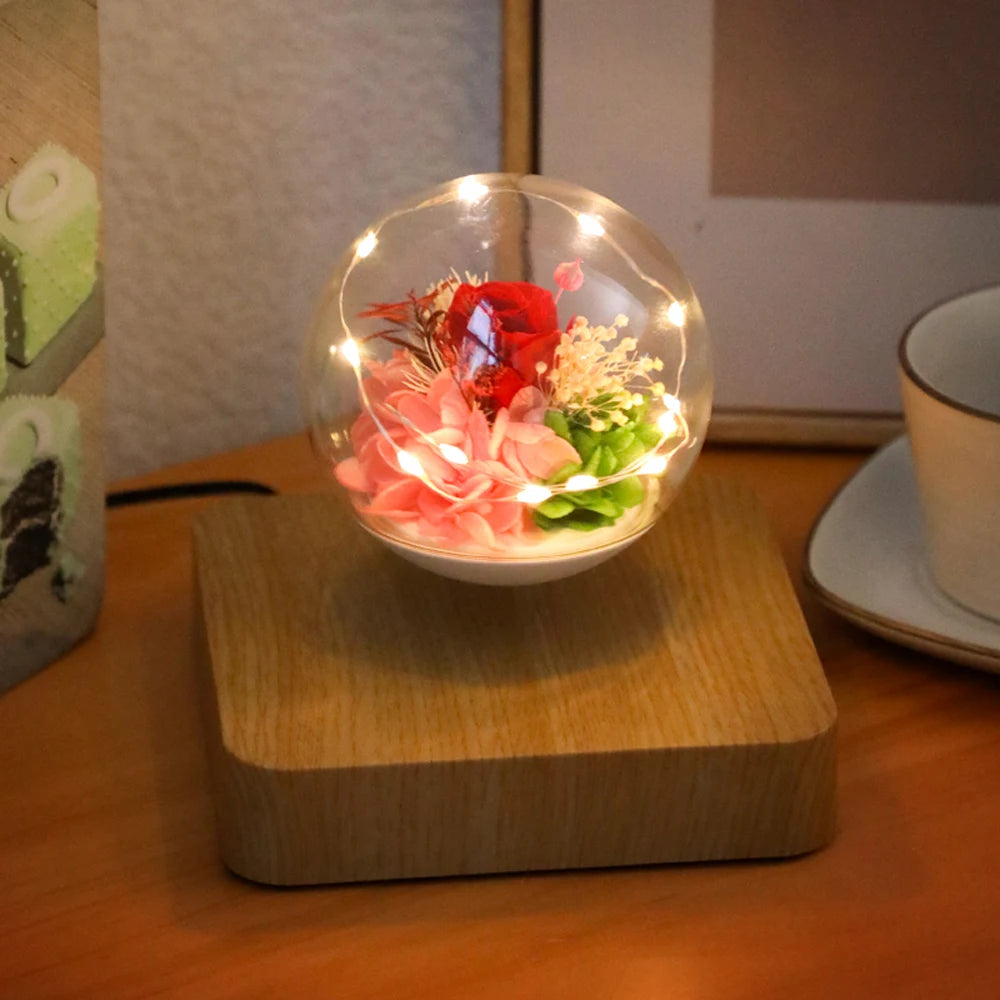 Grow in Mid-Air – Magnetic Levitating Flower Pot That Turns Plants into Floating Art