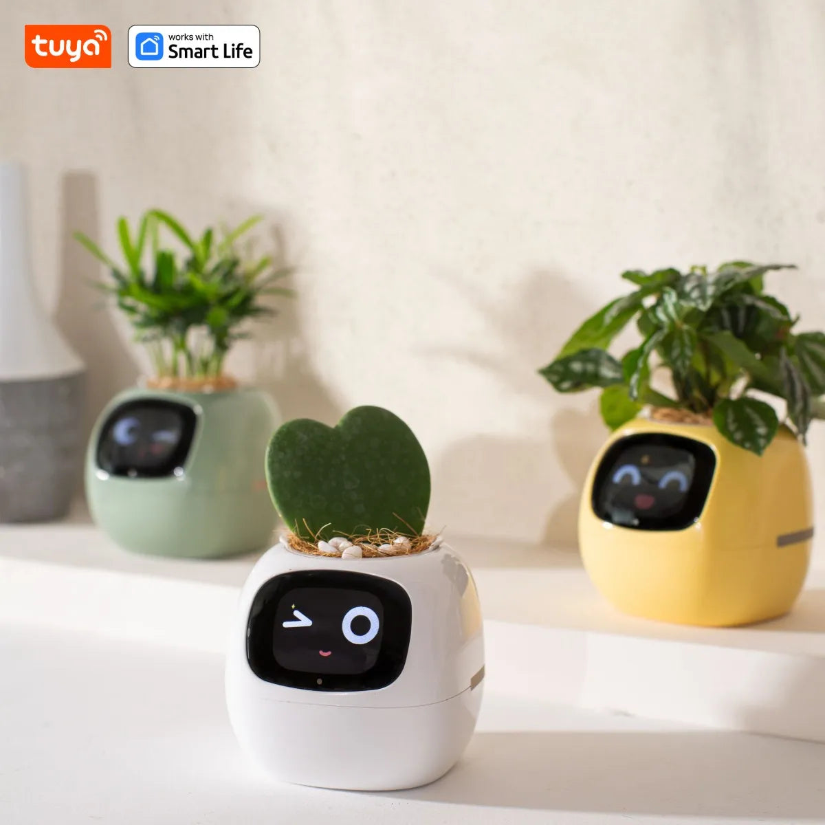 Grow with a Smile – Tuya Ivy Smart Planter with 49 Emotions & AI That Brings Your Plant to Life