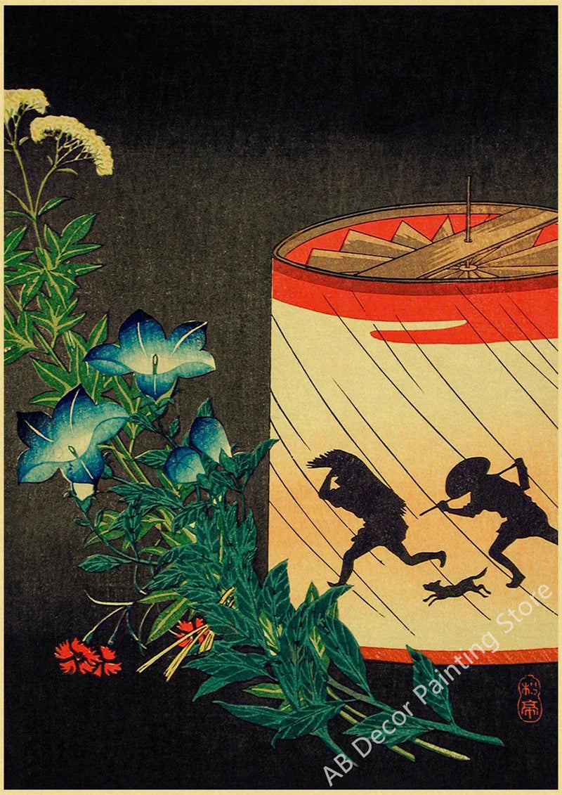 Echoes of Old Japan — Vintage Mount Fuji & Great Wave Art Prints
