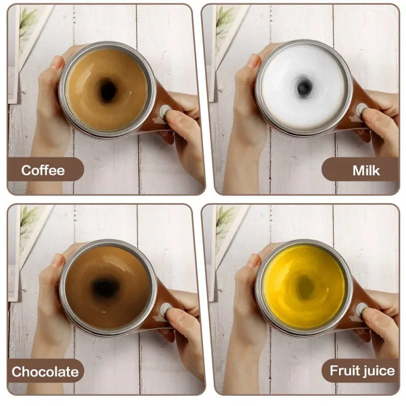 Stir Up Convenience: The USB Rechargeable Self-Stirring Magnetic Mug
