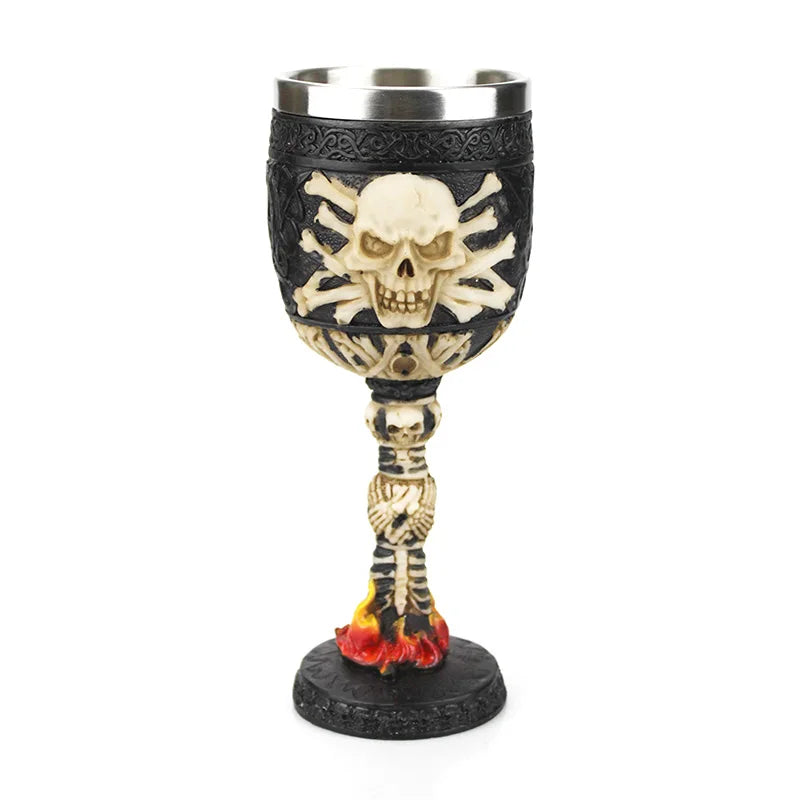 Embrace the Dark Elegance: The 3D Gothic Wine Goblet