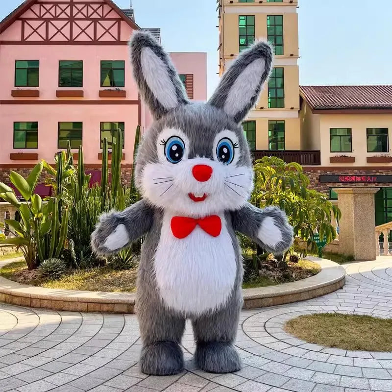 Hopping Hilarity – The Inflatable Rabbit Mascot Costume That Turns Every Step into a Spectacle