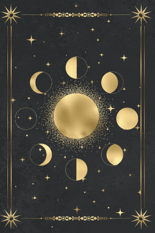 Tarot Journal: Witches Tarot Card Notebook for Your Daily Reading, Mystic Sun Moon and Stars Design Makes a Great Wiccan Gift
